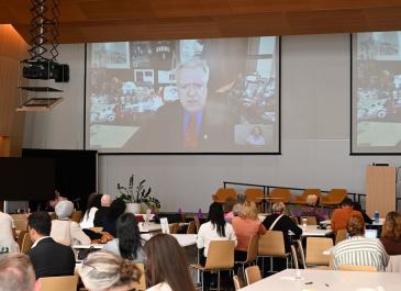 Mayor Mike Bradley of Sarnia's keynote