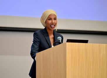 Bilan Arte at the podium