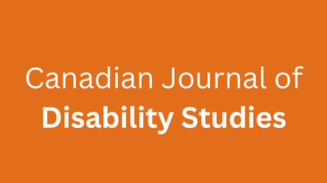 Canadian journal of disability studies