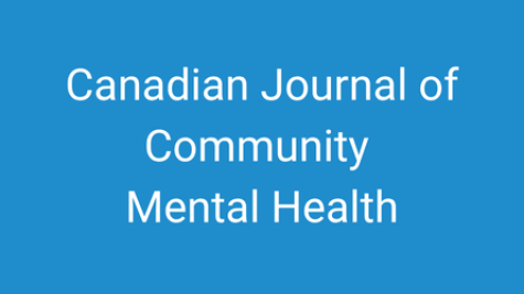 Canadian journal of community mental health