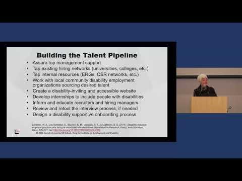 Inclusive employment practices – Supporting employers on their inclusion journey: Susanne Bruyere