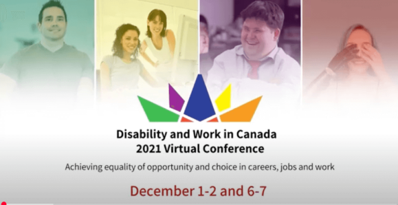 Disability and Work in Canada 2021 Virtual Conference