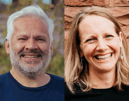 Keenan Wellar and Anna Nelson headshots