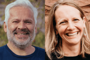 Keenan Wellar and Anna Nelson headshots